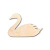 Unfinished Wood Swan Shape Bird Animal Craft up to 46" DIY 12" / 3/4" view 1