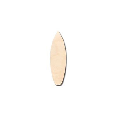 Unfinished Wood Surfboard Shape Surfing Ocean Beach Nursery Craft up to 46" DIY 12" / 3/4"