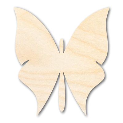 Unfinished Wood Butterfly Silhouette Animal Craft up to 46" DIY 20" / 3/4"