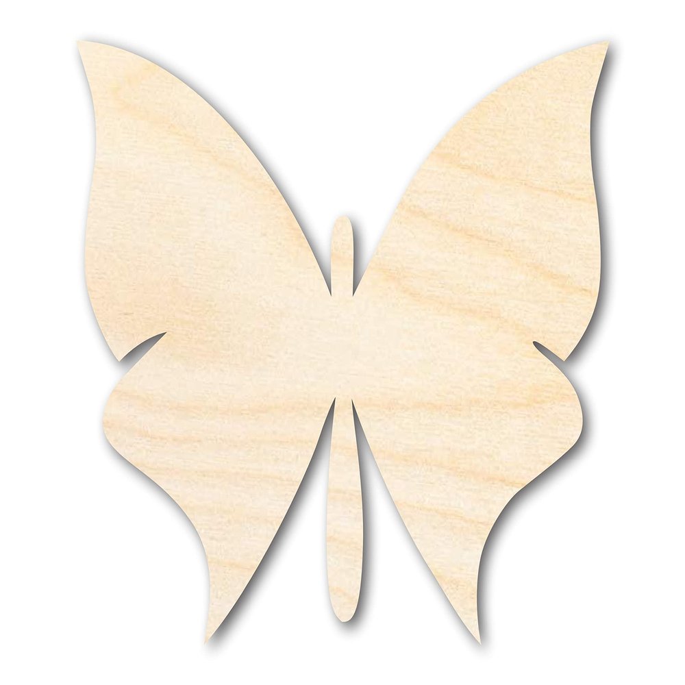 Unfinished Wood Butterfly Silhouette Animal Craft up to 46" DIY 20" / 3/4"