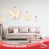 Unfinished Wood Butterfly Silhouette Animal Craft up to 46" DIY 20" / 3/4" view 3
