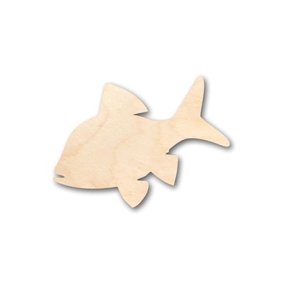 Unfinished Wood Fish Shape Craft up to 46" DIY 12" / 3/4"