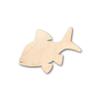 Unfinished Wood Fish Shape Craft up to 46" DIY 12" / 3/4" view 1