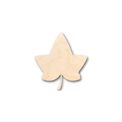 Unfinished Wood Ivy Leaf Shape Fall Craft up to 46" DIY 20" / 3/4"