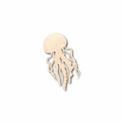 Unfinished Wood Jellyfish Jelly Fish Silhouette Craft up to 46" DIY 20" / 3/4"