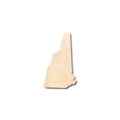 Unfinished Wood New Hampshire Shape State Craft up to 46" DIY 42" / 3/4"