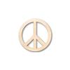 Unfinished Wood Peace Sign Symbol Shape Craft up to 46" DIY 20" / 3/4" view 1