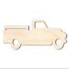 Unfinished Wood Vintage Pickup Truck Shape Vehicle Truck Craft up to 46" DIY 12" / 3/4" view 1