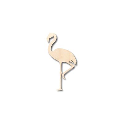 Unfinished Wood Flamingo Shape Animal Bird Wildlife Craft up to 46" DIY 20" / 3/4"