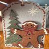 Unfinished Wood Gingerbread Man Shape Candy Holiday Craft up to 46" DIY 20" / 3/4" view 3