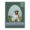 CountryArtHouse Hunter Green Acid Free 18x24 Oval Picture Frame Mat with White Core Bevel Cut for 13x19 Pictures - Fits 18x24 Frame - Pack of 1 Matboard Show Kit with Acid Free Backing & Clear Bag view 1
