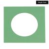 CountryArtHouse Turf Green Jade Acid Free 12x12 Circle Picture Frame Mat with White Core Bevel Cut for 8x8 Pictures - Fits 12x12 Frame - Pack of 1 Matboard Show Kit with Acid Free Backing & Clear Bag view 2