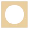 CountryArtHouse Marzipan Beige Acid Free 12x12 Circle Picture Frame Mat with White Core Bevel Cut for 8x8 Pictures - Fits 12x12 Frame - Pack of 1 Matboard Show Kit with Acid Free Backing & Clear Bag view 3