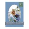 CountryArtHouse Brittany Blue Acid Free 5x7 Oval Picture Frame Mat with White Core Bevel Cut for 4x6 Pictures - Fits 5x7 Frame - Pack of 1 Matboard Show Kit with Acid Free Backing & Clear Bag view 1