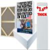 Stretched Linen Canvas for Painting 6x8 2PK 2.5" Linen 14 Oz White Stretched Large Canvas for Painting 6 x 8 Bulk Canvases Value Pack. Blank 8x6 Canvases Universal Triple Primed view 1