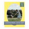 CountryArtHouse Yellow Acid Free 16x20 Oval Picture Frame Mat with White Core Bevel Cut for 13x18 Pictures - Fits 16x20 Frame - Pack of 1 Matboard Show Kit with Acid Free Backing & Clear Bag view 1