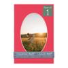 CountryArtHouse Cardinal Red Acid Free 8x12 Oval Picture Frame Mat with White Core Bevel Cut for 6x9 Pictures - Fits 8x12 Frame - Pack of 1 Matboard Show Kit with Acid Free Backing & Clear Bag view 1