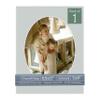 CountryArtHouse Grey Acid Free 8.5x11 Oval Picture Frame Mat with White Core Bevel Cut for 7x9 Pictures - Fits 8.5x11 Frame - Pack of 1 Matboard Show Kit with Acid Free Backing & Clear Bag view 1