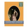 CountryArtHouse Golden Orange Acid Free 8.5x11 Oval Picture Frame Mat with White Core Bevel Cut for 6x8 Pictures - Fits 8.5x11 Frame - Pack of 1 Matboard Show Kit with Acid Free Backing & Clear Bag view 1