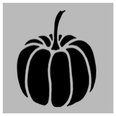 Fall Pumpkin Reusable Stencil (8.5" x 11" Sheet) for Painting on Walls, Wood, Arts and Crafts (My Custom Stencils)