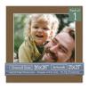 Aged Oak Brown Acid Free 26x26 Square Picture Frame Mat with White Core Bevel Cut for 21x21 Pictures - Fits 26x26 Frame - Pack of 1 Matboard Show Kit With Acid Free Backing & Clear Bag view 1
