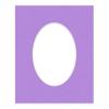 CountryArtHouse Light Purple Acid Free 11x14 Oval Picture Frame Mat with White Core Bevel Cut for 8x11 Pictures - Fits 11x14 Frame - Pack of 1 Matboard Show Kit with Acid Free Backing & Clear Bag view 3