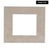 Light Grey Suede Acid Free 10x10 Square Picture Frame Mat with White Core Bevel Cut for 6x6 Pictures - Fits 10x10 Frame - Pack of 1 Matboard Show Kit With Acid Free Backing & Clear Bag view 2