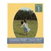CountryArtHouse Chamois Yellow Acid Free 16x20 Oval Picture Frame Mat with White Core Bevel Cut for 12x17 Pictures - Fits 16x20 Frame - Pack of 1 Matboard Show Kit with Acid Free Backing & Clear Bag view 1