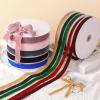 Pieaary Khaki Velvet Ribbon 2" x 20Yd,Great for Gift Wrapping,Hair Bows Making, Wreaths,Wedding and Christmas Party Decoration (Khaki 2") view 3