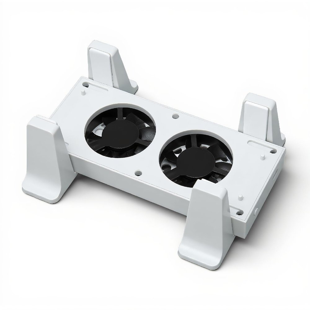 for Series S Cooling Fan, for Series S Console Cooling System Dock Accessory, 2 USB Ports, 3 Adjustable Speed, Upgraded Cooling Fan with 2 Mounting Modes, Compact Design for Series