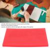 Tyenaza Leather Punch Mat, Leather Punching Pad, Red 5.9in Long 3.9in Wide Less Noise Tear Resistant Craft Punching Pad for Crafting Cutting DIY view 3