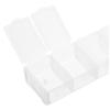 Cabilock Craft Storage Organizer Bead Organizer Box with Dividers Portable Small Storage Box for Beads view 3