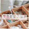 Cabilock Craft Storage Organizer Bead Organizer Box with Dividers Portable Small Storage Box for Beads view 4