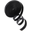 GORGECRAFT 5.5Ydsx0.39"x0.04" Black Leather Strap Flat Leather Cord Genuine Leather Strips Cowhide String Braiding Thread Rope for Bracelets Necklace Jewelry Making Belts DIY Crafts Workshop view 1
