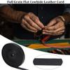 GORGECRAFT 5.5Ydsx0.39"x0.04" Black Leather Strap Flat Leather Cord Genuine Leather Strips Cowhide String Braiding Thread Rope for Bracelets Necklace Jewelry Making Belts DIY Crafts Workshop view 4