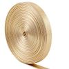GORGECRAFT 5.5Yds x 0.31" Gold Metallic Leather Straps Shiny Flat Leather Cord Glossy Pu Leather Stripper Beading String Ribbon Crafts Double Sided Strips Faux Supplies for Pillow Making Craft view 1