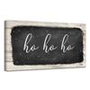 Ready2HangArt 'Hohoho' Holiday Canvas Wall Art by Olivia Rose 24" W x 12" H view 1