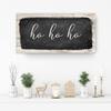 Ready2HangArt 'Hohoho' Holiday Canvas Wall Art by Olivia Rose 24" W x 12" H view 2