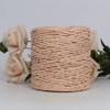 100g/ball Raffia Yarn Kintting Paper Straw Yarn for Crocheting Hat Fancy Yarn Flower Packing Summer Fashion Handmade Material (Color : Peony red) view 3