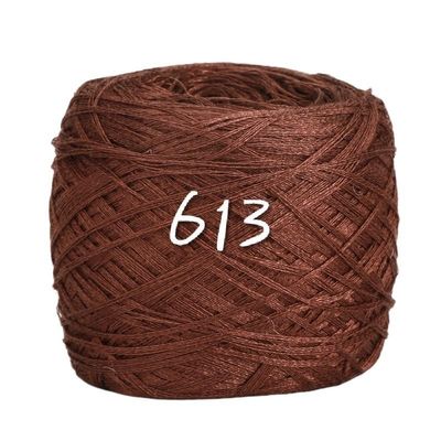 300g Italian Mulberry Silk Yarn for Knitting Cotton Thread Croche Line Silk Fabric Designer Cool in Summer Ice Silk Knit (Color : 613)