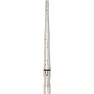 Ikohe 35-1088 Standard True-Size Steel Ring Mandrel Graduated Sizes 1-16