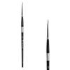Trekell Crimson Taklon Synthetic Artist Brushes - Short Handle for Oil & Acrylic Painting Round - 1000 Series / 5/0 view 1