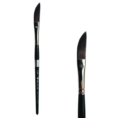 Trekell Onyx Synthetic Squirrel Short Handle Artist Brushes for Watercolor Painting Dagger - 8045 Series / 3/8"