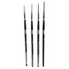 Trekell Onyx Synthetic Squirrel Short Handle Artist Brushes for Watercolor Painting Script - 8055 Series / 10/0-2 view 1