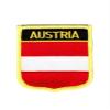 Ruoming 1 PCS Austria Flag Patches Iron On or Sew On Embroidered Tactical Military National Austria Patch view 1