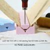 UPTTHOW Signature Punching Tools for Bookbinding Supplies with an Awl and Cradle for Starter, Plastic Easy Scrapbooking Kits for DIY Crafts, Notebook, Journals, Planners, Pink view 4