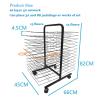 ZFUCMAYL Art Drying Rack,Classroom Drying Rack,26th Floor Metal Art Work Storage Display Rack,Space Saving Rack for Suitable for Drying Oil Paintings at Home and Art School view 2