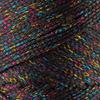 5 Skeins of Sensy Premium 2mm 251 Yards Sparkle Polyester Rope 90% Polypropylene 10% Polyester Cord Macrame Cord 2mm Crochet Bag Cord Macrame Rope Crochet Thread for Knitter (Anthracite Multi Sparkle) view 2