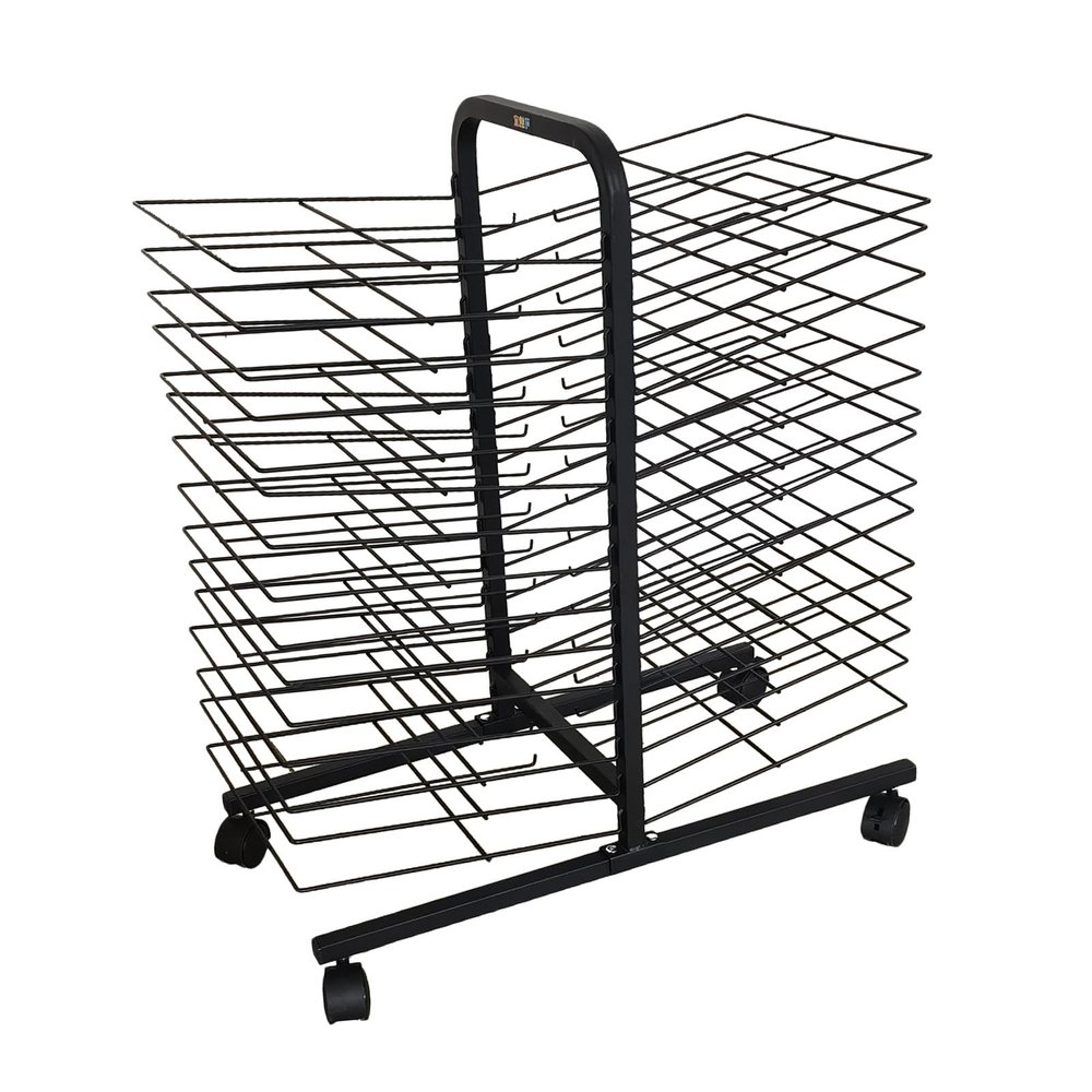 ZFUCMAYL Art Drying Rack,Classroom Drying Rack,Metal Art Work Storage Display Rack,30th Floor Space Saving Rack for Suitable for Drying Oil Paintings at Home and Art School