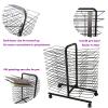 ZFUCMAYL Art Drying Rack,Classroom Drying Rack,Metal Art Work Storage Display Rack,30th Floor Space Saving Rack for Suitable for Drying Oil Paintings at Home and Art School view 3